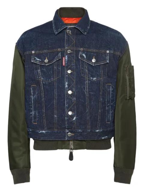 Aviator Hybrid bomber jacket by DSQUARED2