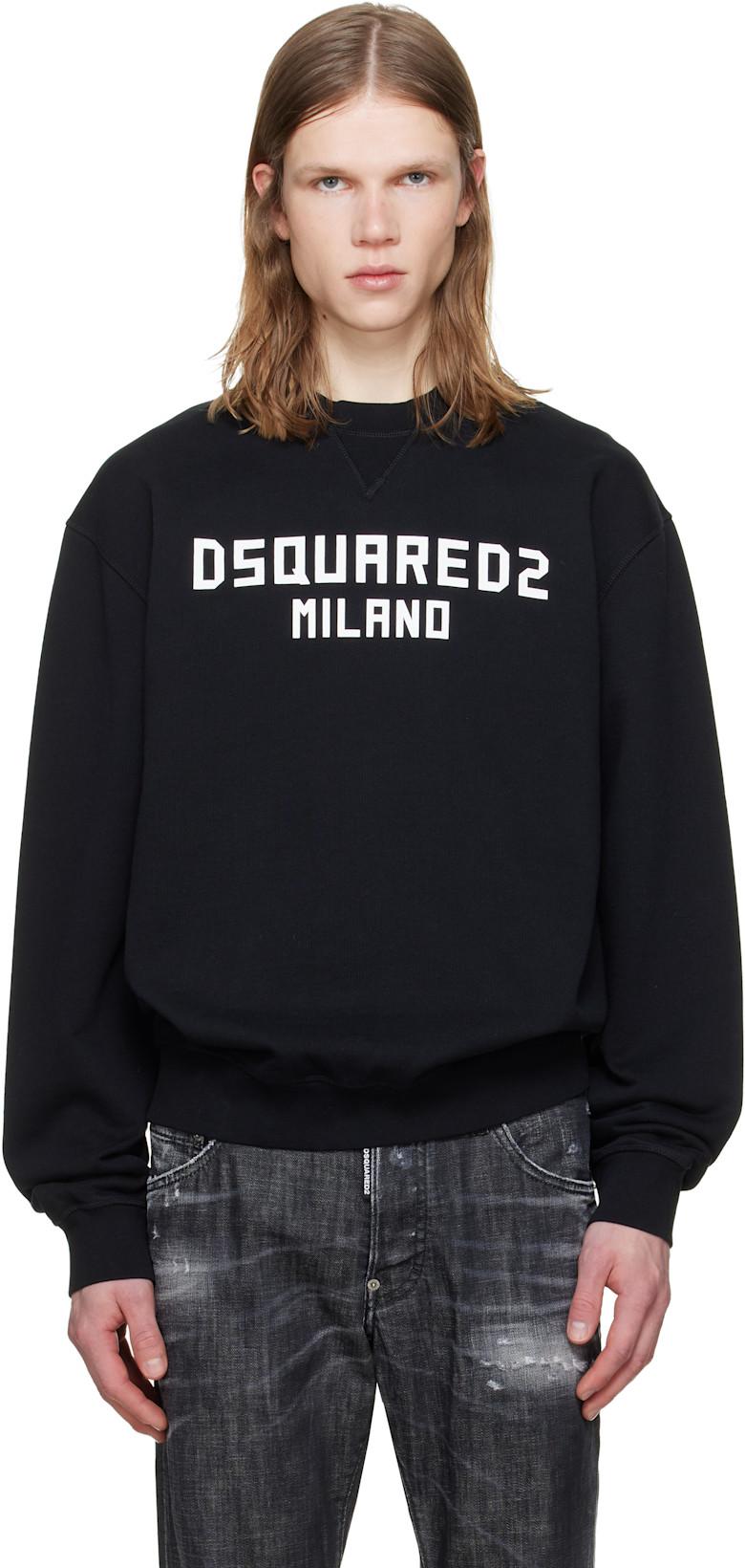 Black 'Dsquared2 Milano' Cool Fit Sweatshirt by DSQUARED2
