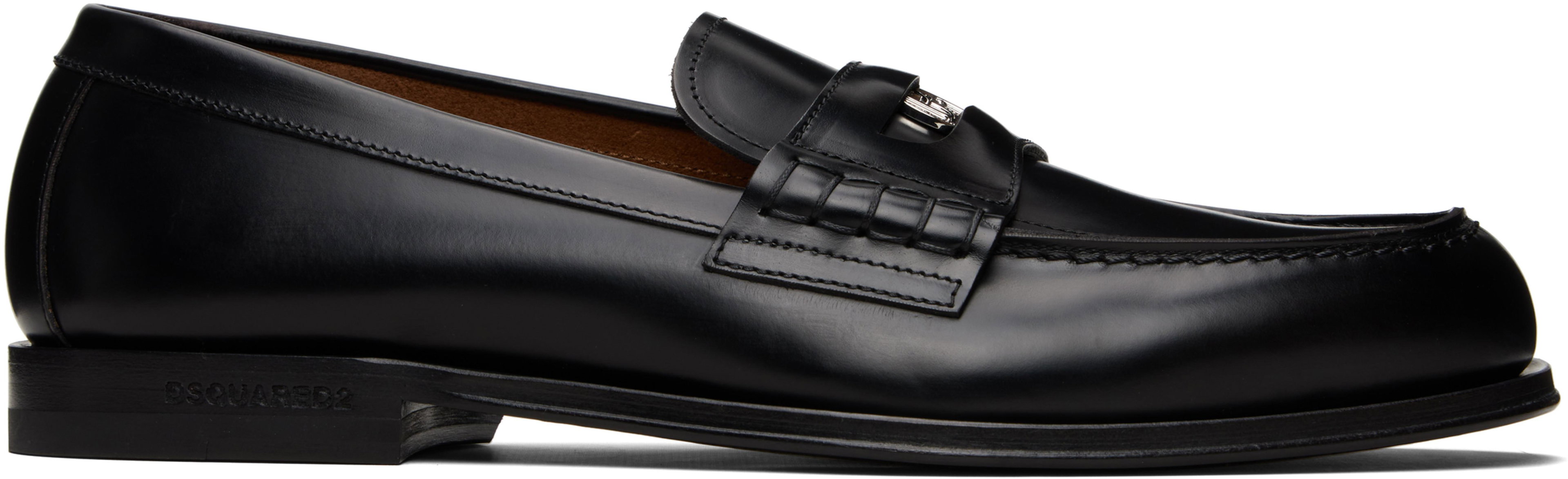Black Neoclassic Loafers by DSQUARED2