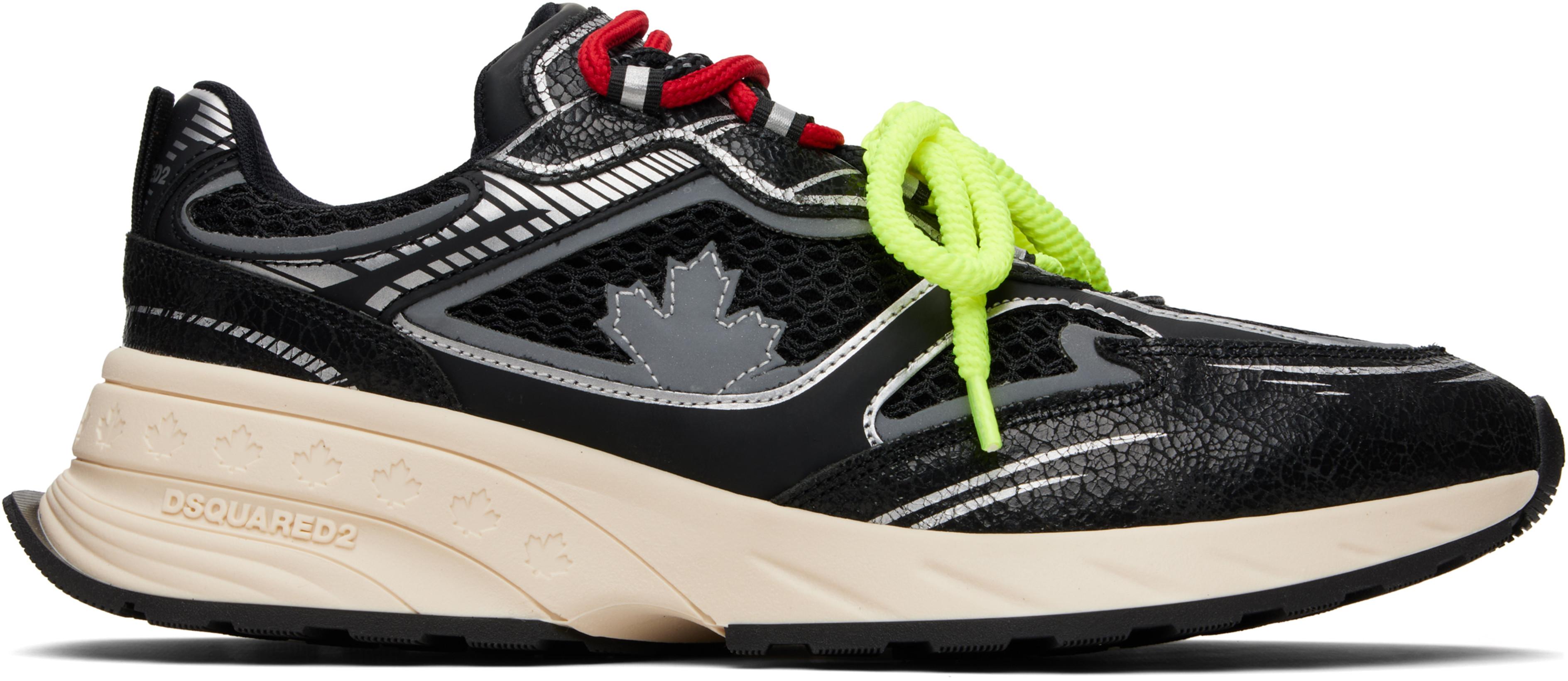 Black Sprinter Sneakers by DSQUARED2