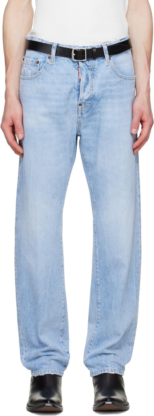 Blue Light Clean Wash 642 Jeans by DSQUARED2