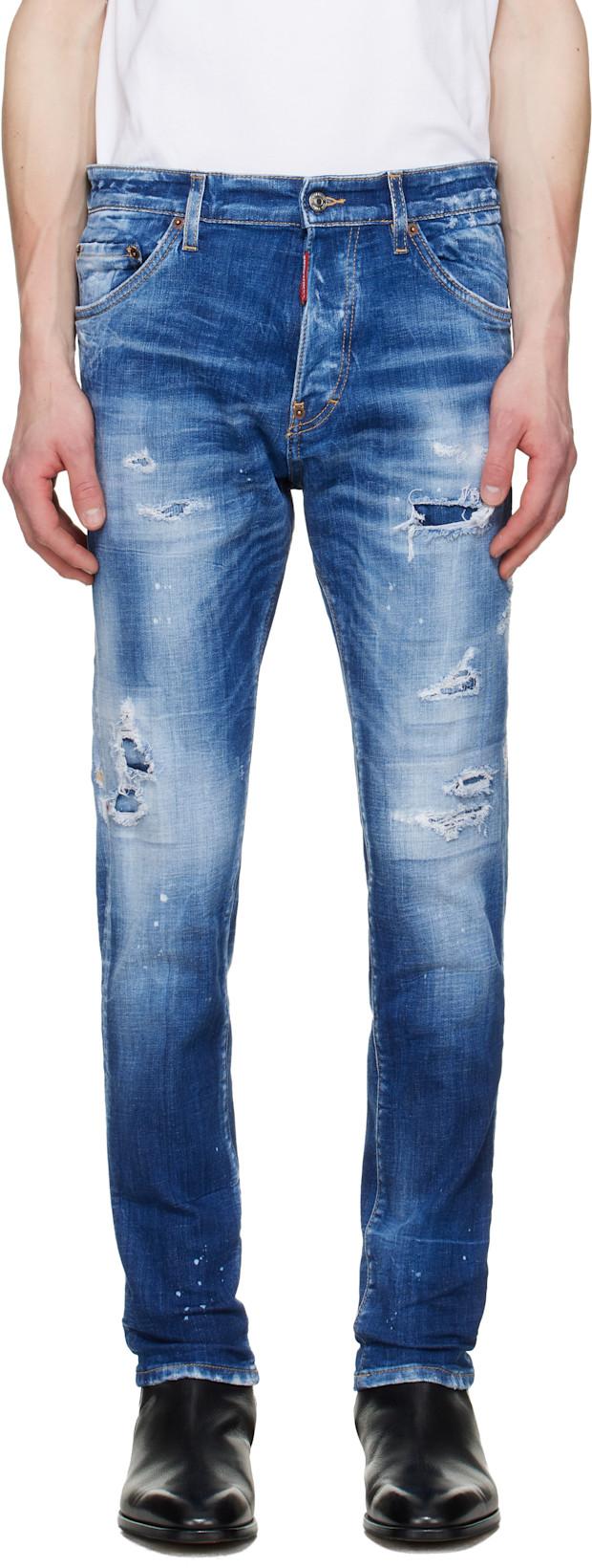 Blue Teddy Jeans by DSQUARED2