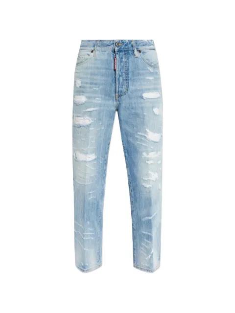 Boston distressed-detail jeans by DSQUARED2