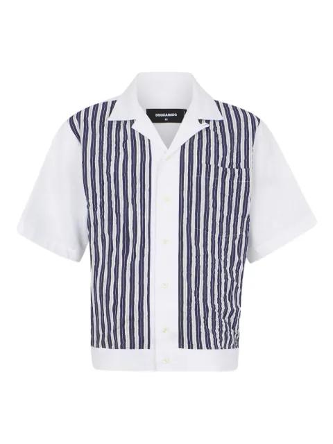Bowling crinckled shirt by DSQUARED2