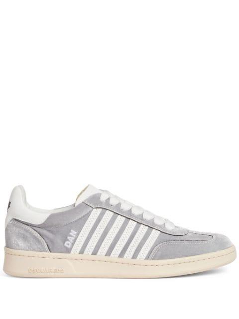 Boxer velvet low-top sneakers by DSQUARED2