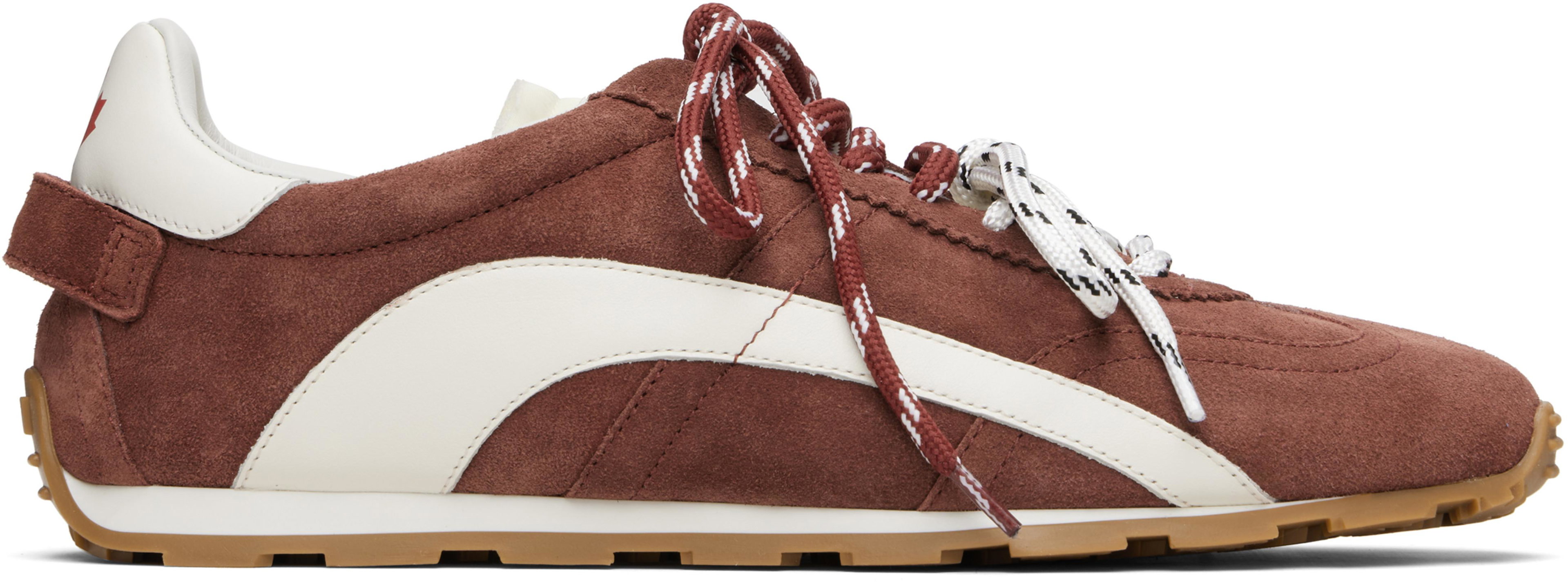 Burgundy DC-642 Sneakers by DSQUARED2