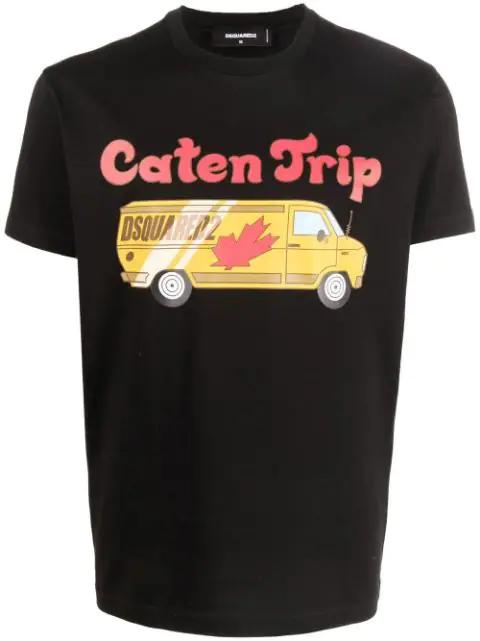 Caten Trip graphic T-shirt by DSQUARED2