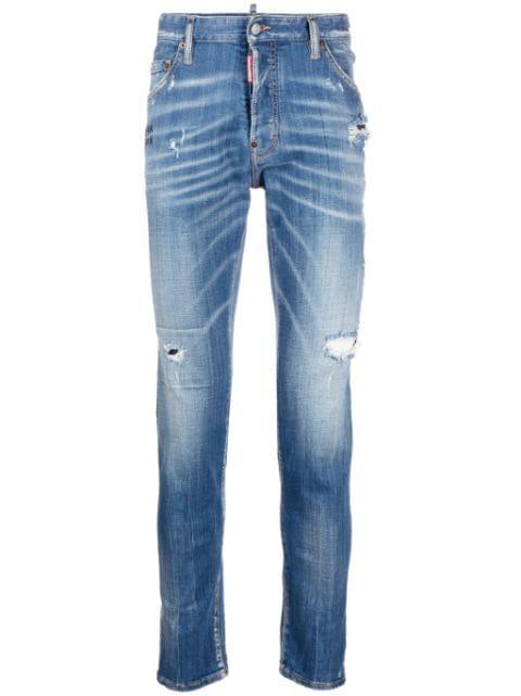 Cool Guy distressed skinny jeans by DSQUARED2