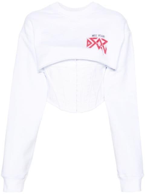 Corset Rock Cool Fit sweatshirt by DSQUARED2