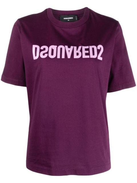 D2 Reverse logo-print T-shirt by DSQUARED2