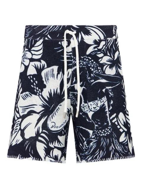 Dancing Flowers shorts by DSQUARED2
