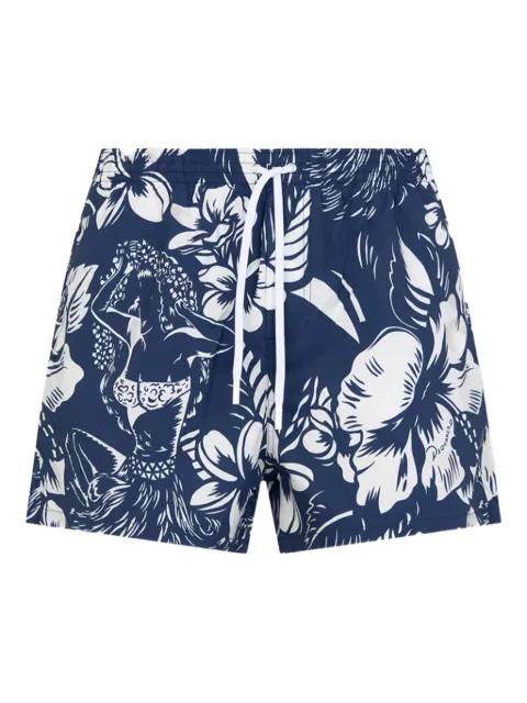 Dancing Flowers swim shorts by DSQUARED2