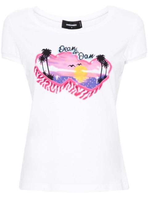 Dean & Dan cotton T-shirt by DSQUARED2