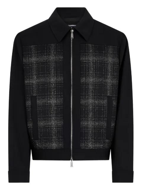 Evening check bomber jacket by DSQUARED2