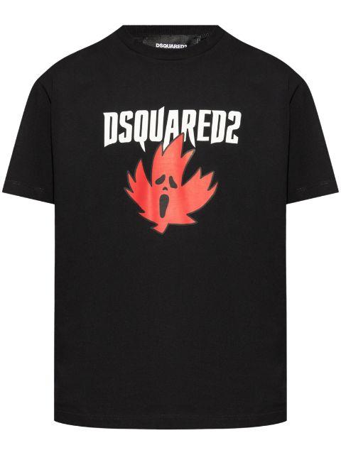Ghost Maple Leaf Cool T-shirt by DSQUARED2