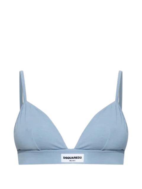 Heritage triangle bralette by DSQUARED2