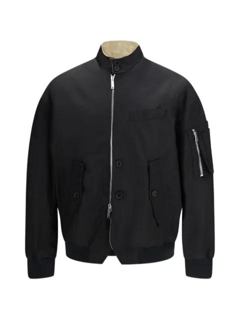 Heritage zip pockets bomber jacket by DSQUARED2