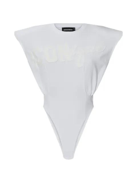 ICONique logo-embellishment bodysuit by DSQUARED2