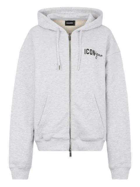 ICONique zipped hoodie by DSQUARED2