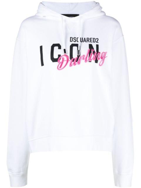 Icon Darling Cool cotton hoodie by DSQUARED2