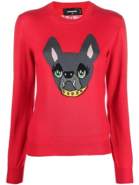 Icon Dog knitted jumper by DSQUARED2