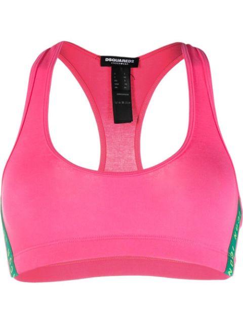 Icon color-block bikini top by DSQUARED2