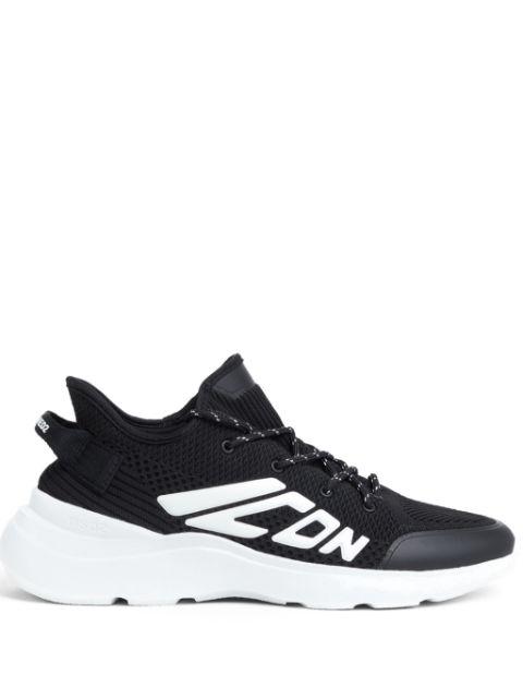 Icon embossed-logo sneakers by DSQUARED2