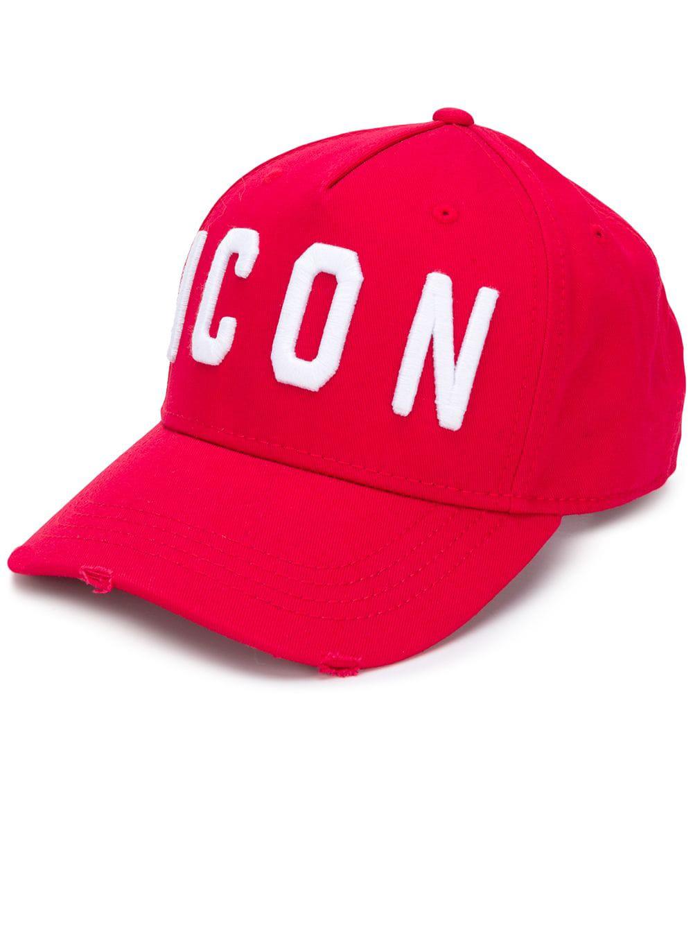 Icon embroidered-logo baseball cap by DSQUARED2