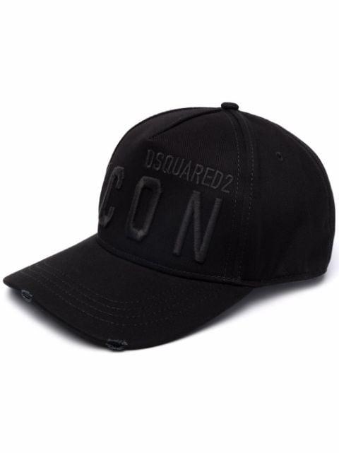 Icon-embroidered logo cap by DSQUARED2