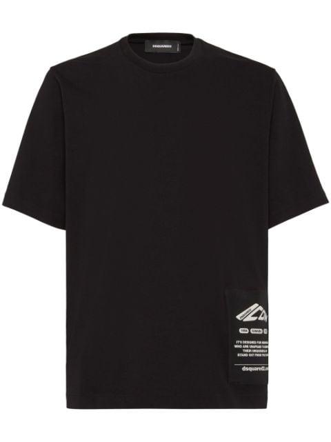 Icon graphic-print cotton T-shirt by DSQUARED2