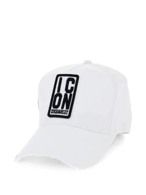 Icon logo-embroidered baseball cap by DSQUARED2