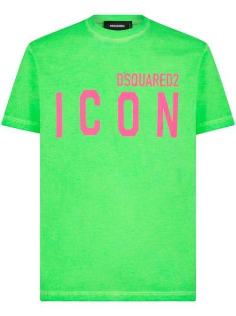 Icon logo-print T-shirt by DSQUARED2