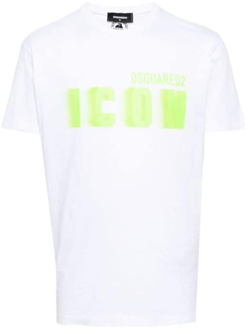 Icon logo-print T-shirt by DSQUARED2