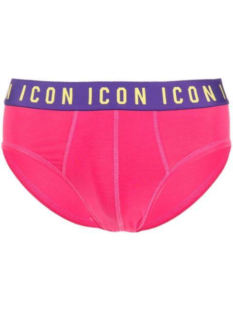 Icon logo-waistband briefs by DSQUARED2