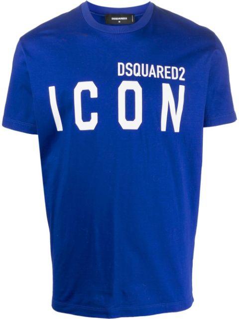 Icon-print cotton T-shirt by DSQUARED2