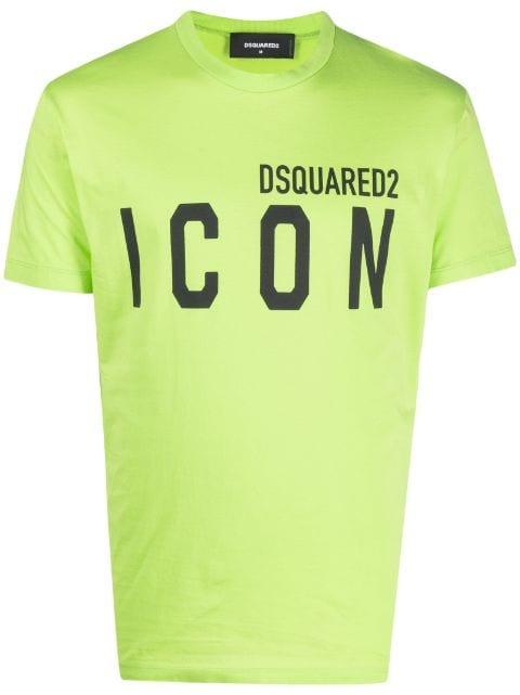 Icon-print cotton T-shirt by DSQUARED2