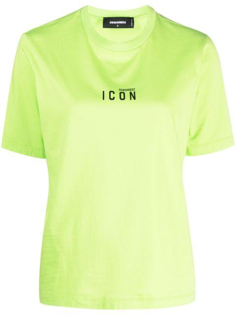 Icon-print cotton T-shirt by DSQUARED2