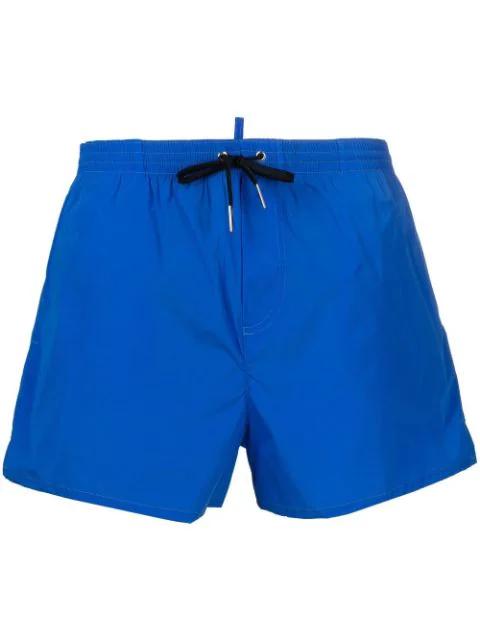 Icon-print drawstring swim shorts by DSQUARED2