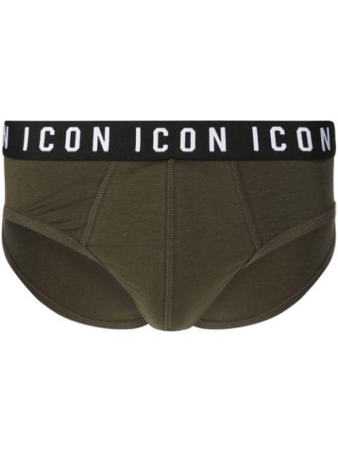 Icon-waistband briefs by DSQUARED2