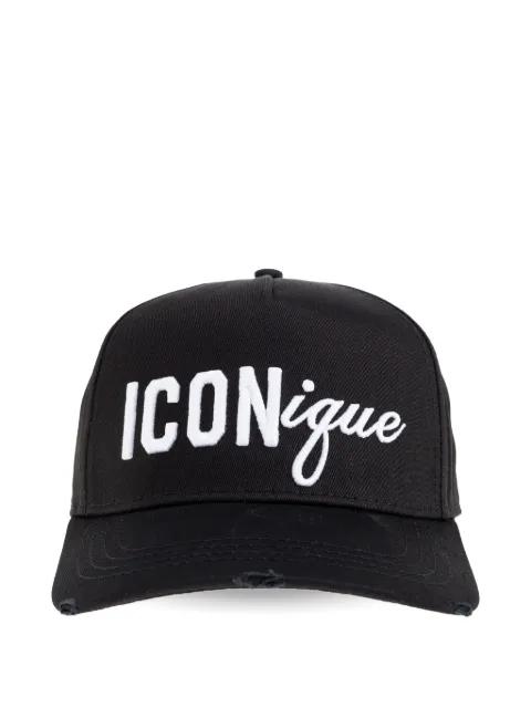 Iconique logo-embroidery baseball cap by DSQUARED2