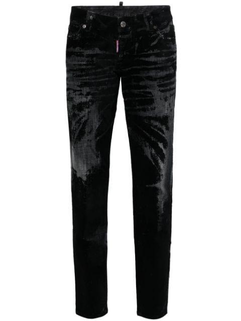 Jennifer low-rise skinny jeans by DSQUARED2