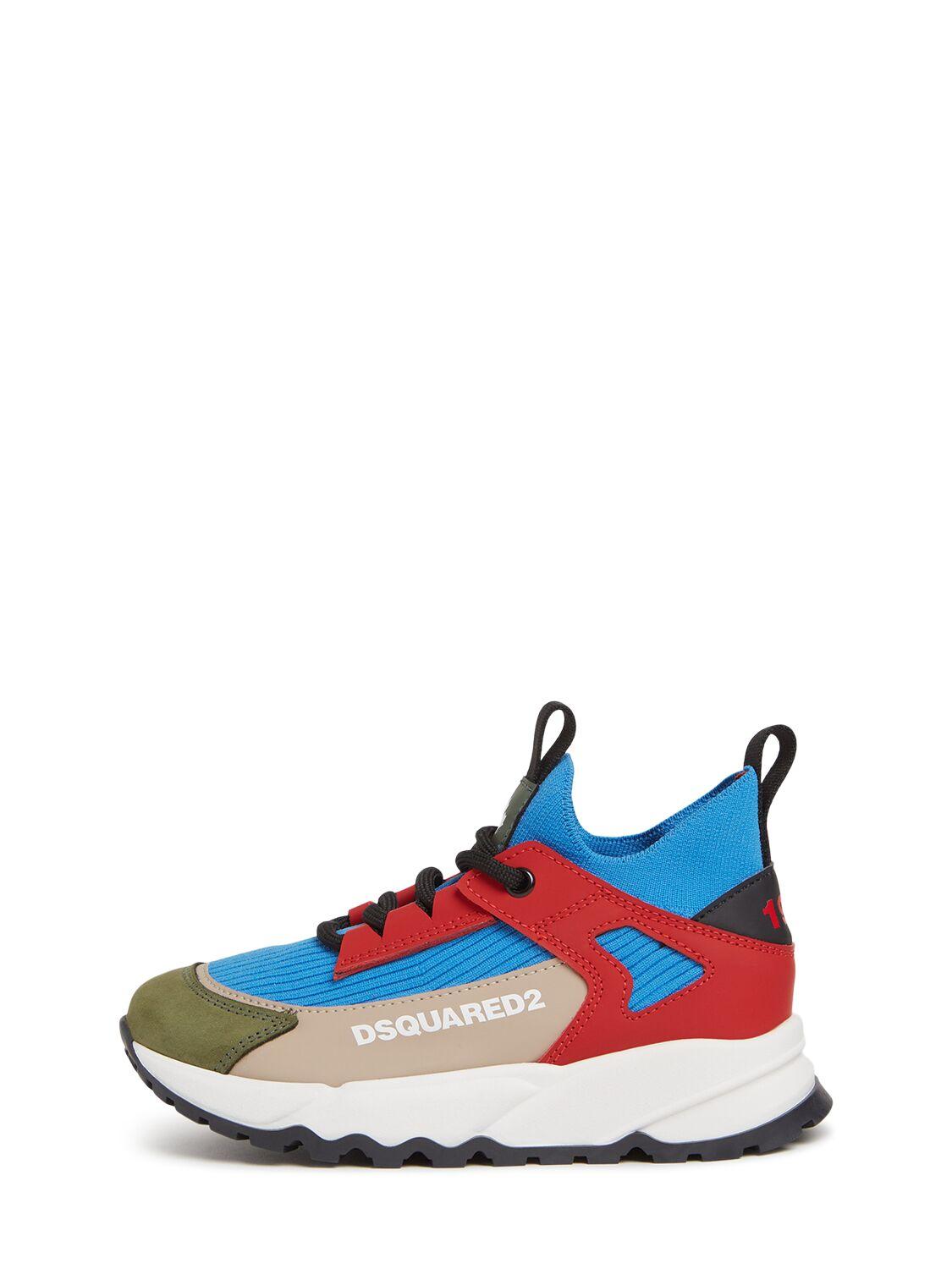 Lace-up Sneakers W/logo by DSQUARED2