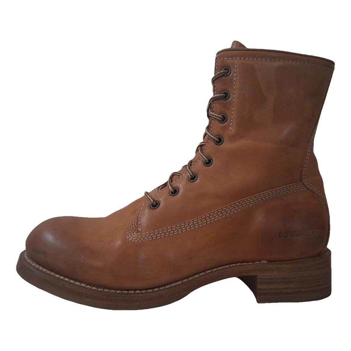 Leather boots by DSQUARED2 Leather boots by DSQUARED2