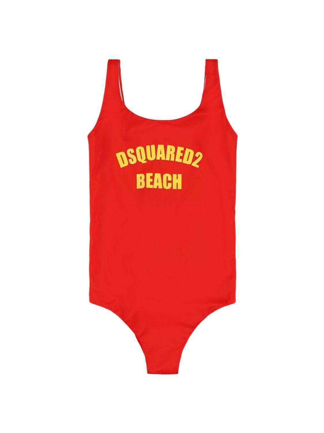 Lycra One Piece Swimsuit by DSQUARED2