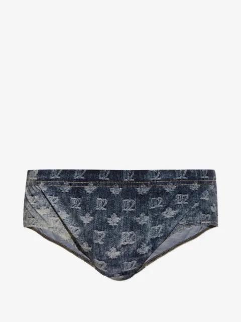 Monogram swim briefs by DSQUARED2