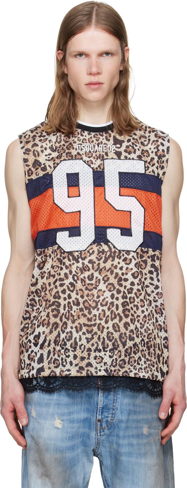 Multicolor Wild2 Cigarette Fit Tank Top by DSQUARED2