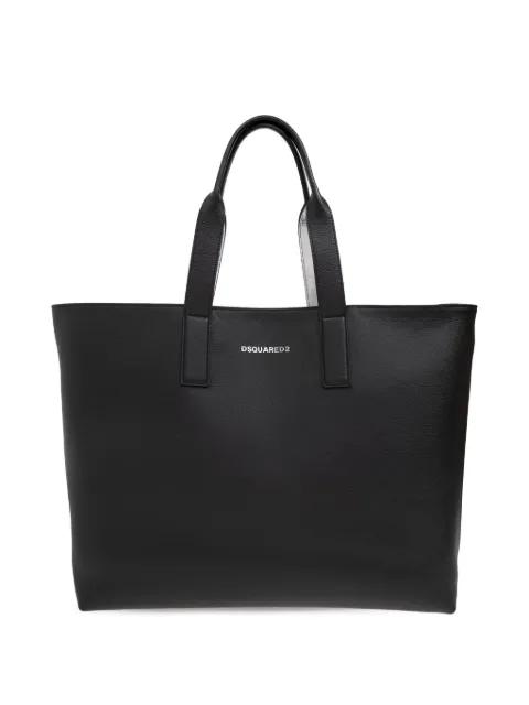 Neoclassic leather tote bag by DSQUARED2