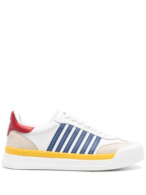New Jersey leather sneakers by DSQUARED2