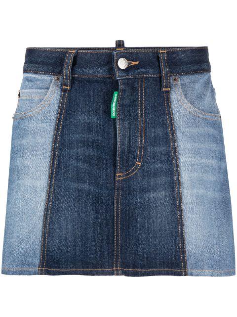 One Life One Planet denim skirt by DSQUARED2