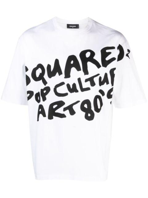 Pop '80s cotton T-shirt by DSQUARED2